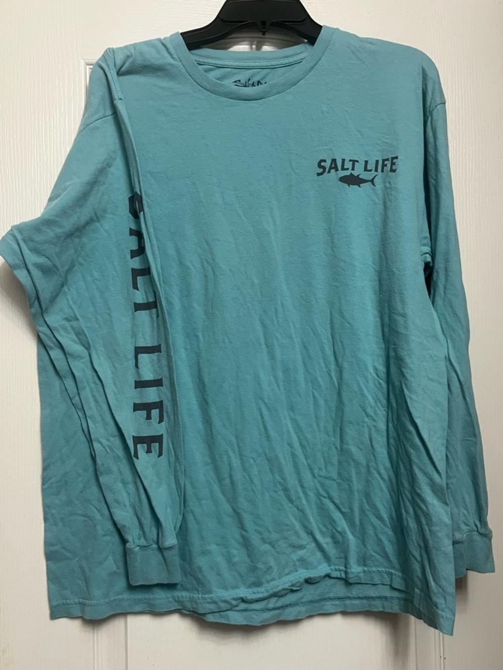 Salt Life Light Teal Graphic Long Sleeve Shirt